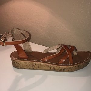 strappy platform sandals